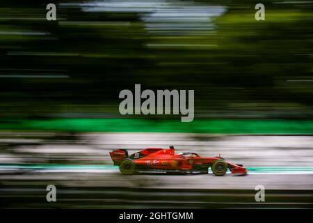 Sebastian Vettel (GER) Ferrari SF90. 06.09.2019. Championnat du monde de Formule 1, Rd 14, Grand Prix d'Italie, Monza, Italie, Journée d'entraînement. Le crédit photo doit être lu : images XPB/Press Association. Banque D'Images