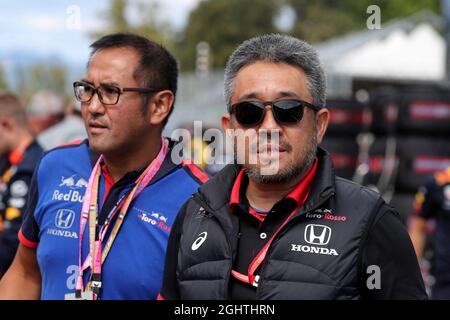 Masashi Yamamoto (JPN) Honda Racing F1 Directeur général sur la grille. 08.09.2019. Championnat du monde de Formule 1, Rd 14, Grand Prix d'Italie, Monza, Italie, Jour de la course. Le crédit photo doit être lu : images XPB/Press Association. Banque D'Images