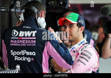 Sergio Perez (MEX) Racing point F1 Team. 26.10.2019. Championnat du monde de Formule 1, Rd 18, Grand Prix mexicain, Mexico, Mexique, Jour de qualification. Le crédit photo doit être lu : images XPB/Press Association. Banque D'Images