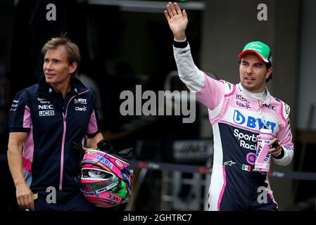 Sergio Perez (MEX) Racing point F1 Team. 26.10.2019. Championnat du monde de Formule 1, Rd 18, Grand Prix mexicain, Mexico, Mexique, Jour de qualification. Le crédit photo doit être lu : images XPB/Press Association. Banque D'Images