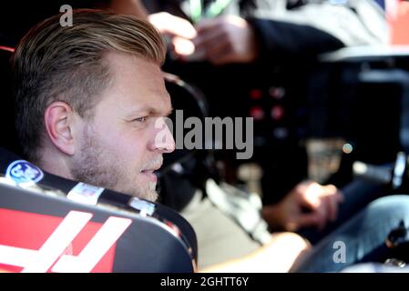 Kevin Magnussen (DEN) Haas F1 Team dans une Haas NASCAR. 31.10.2019. Formula 1 World Championship, Rd 19, Grand Prix des États-Unis, Austin, Texas, États-Unis, jour de préparation. Le crédit photo doit être lu : images XPB/Press Association. Banque D'Images