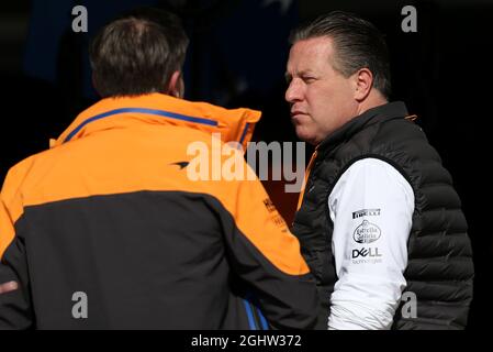 Zak Brown (États-Unis) Directeur exécutif de McLaren. 28.02.2020. Test de Formule 1, troisième jour, Barcelone, Espagne. Vendredi. Le crédit photo doit être lu : images XPB/Press Association. Banque D'Images