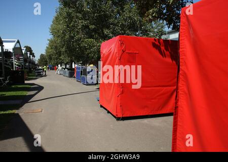 Atmosphère de paddock - préparations. 10.03.2020. Championnat du monde de Formule 1, Rd 1, Grand Prix d'Australie, Albert Park, Melbourne, Australie, jour de préparation. Le crédit photo doit être lu : images XPB/Press Association. Banque D'Images