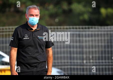 Dave Redding (GBR) Williams Racing Team Manager. Championnat du monde de Formule 1 14.08.2020, Rd 6, Grand Prix d'Espagne, Barcelone, Espagne, Journée d'entraînement. Le crédit photo doit être lu : images XPB/Press Association. Banque D'Images