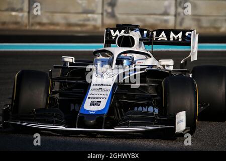 Jack Aitken (GBR) / (KOR) Williams Racing FW43. 15.12.2020. Test de formule 1, circuit Yas Marina, Abu Dhabi, mardi. Le crédit photo doit être lu : images XPB/Press Association. Banque D'Images