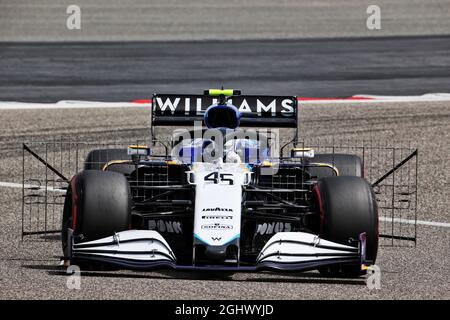 Roy Nissany (ISR) pilote de développement Williams Racing FW43B. 12.03.2021. Test de formule 1, Sakhir, Bahreïn, premier jour. Le crédit photo doit être lu : images XPB/Press Association. Banque D'Images