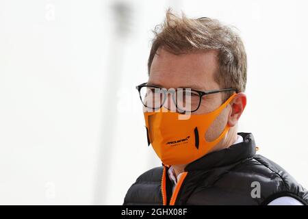 Andreas Seidl, directeur général de McLaren. 13.03.2021. Test de formule 1, Sakhir, Bahreïn, deuxième jour. Le crédit photo doit être lu : images XPB/Press Association. Banque D'Images