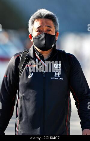 Masashi Yamamoto (JPN) Honda Racing F1 Directeur général. 30.04.2021. Championnat du monde de Formule 1, Rd 3, Grand Prix portugais, Portimao, Portugal, Journée d'entraînement. Le crédit photo doit être lu : images XPB/Press Association. Banque D'Images