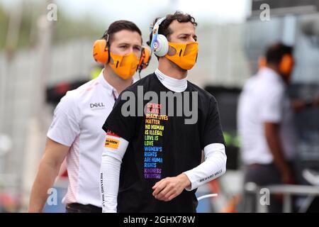 Daniel Ricciardo (AUS) McLaren. 09.05.2021. Championnat du monde de Formule 1, Rd 4, Grand Prix d'Espagne, Barcelone, Espagne, Jour de la course. Le crédit photo doit être lu : images XPB/Press Association. Banque D'Images