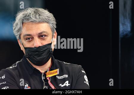 Davide Brivio (ITA) Alpine F1 Team Directeur de course. 09.05.2021. Championnat du monde de Formule 1, Rd 4, Grand Prix d'Espagne, Barcelone, Espagne, Jour de la course. Le crédit photo doit être lu : images XPB/Press Association. Banque D'Images