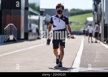 Yuki Tsunoda (JPN) AlphaTauri. 29.07.2021. Championnat du monde de Formule 1, Rd 11, Grand Prix de Hongrie, Budapest, Hongrie, Journée de préparation. Le crédit photo doit être lu : images XPB/Press Association. Banque D'Images