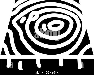 illustration vectorielle d'icône de glyphe de parquet Illustration de Vecteur