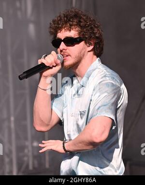 Napa, États-Unis. Le 05septembre 2021. Jack Harlow se produit le 3 jour du festival de musique de la vallée de Napa de BottleRock 2021 à Napa Valley Expo le 05 septembre 2021 à Napa, en Californie. Photo: Casey Flanigan/imageSPACE/Sipa USA crédit: SIPA USA/Alay Live News Banque D'Images