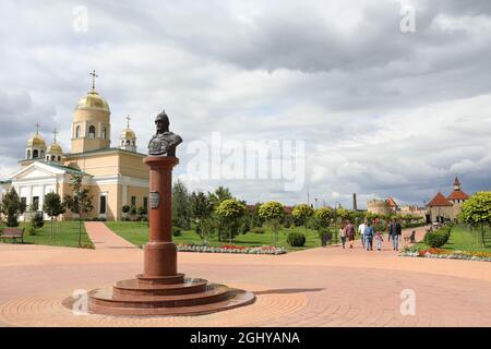 Parc d'Alexandre Nevsky à Bender en Transnistrie Banque D'Images