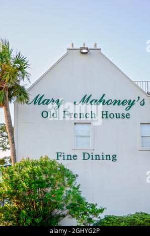 Le restaurant Mary Mahoney's Old French House est photographié, le 5 septembre 2021, à Biloxi, Mississippi. Banque D'Images