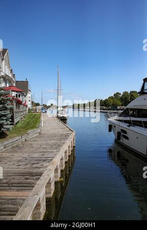 15 2021 août - The Picton Harbour Ontario Canada, Luke Durda/Alamy Banque D'Images