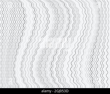 Des lignes ondulées transparente motif géométrique simple, abstract background Banque D'Images