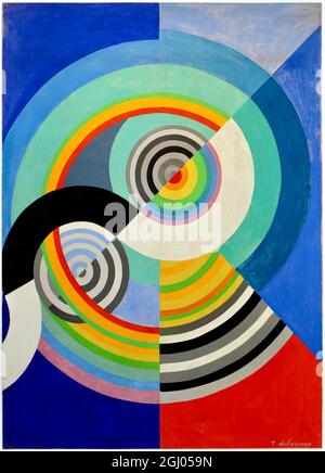 Robert Delaunay - décoration murale pour le salon des Tuileries - 1938 - NO3. Banque D'Images