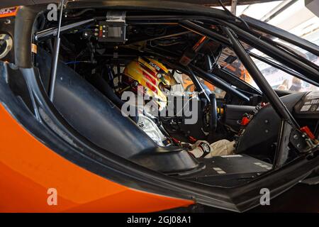 BARCELONE, ESPAGNE, 4 septembre 2021 : concentration avant le début. La série 24h est un championnat international de course longue distance pour GT et Tour Banque D'Images