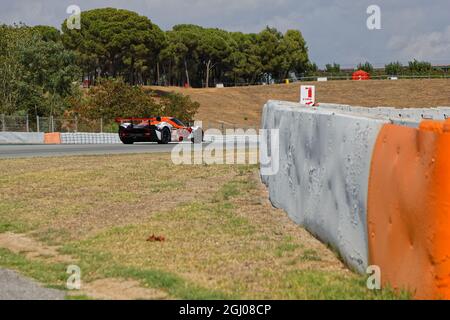 BARCELONE, ESPAGNE, 4 septembre 2021 : KTM X-Bow sur piste pendant la série 24h, un championnat international de course longue distance pour les voitures GT et Touring. Banque D'Images