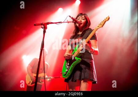 Manchester, Royaume-Uni. 07e septembre 2021. Beabadoobee se produit au Ritz O2 de Manchester sur sa sortie complète de la nuit d'ouverture titre UK tour, Manchester 2021-0 Banque D'Images