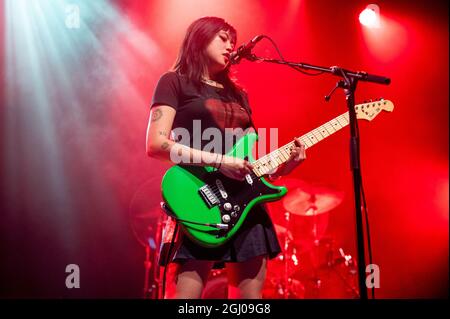 Manchester, Royaume-Uni. 07e septembre 2021. Beabadoobee se produit au Ritz O2 de Manchester sur sa sortie complète de la nuit d'ouverture titre UK tour, Manchester 2021-0 Banque D'Images