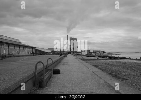 Brett Aggregates Ltd, Whitstable Harbour, Kent Banque D'Images