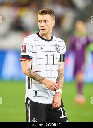 Marco Reus, DFB 11 dans le match ALLEMAGNE - ARMÉNIE 6-0 qualification pour les Championnats du monde 2022, WM Quali, saison 2021/2022, 5 sept. 2021 à Stuttgart, Allemagne. (Armenien) © Peter Schatz / Alamy Live News Banque D'Images