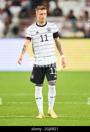 Marco Reus, DFB 11 dans le match ALLEMAGNE - ARMÉNIE 6-0 qualification pour les Championnats du monde 2022, WM Quali, saison 2021/2022, 5 sept. 2021 à Stuttgart, Allemagne. (Armenien) © Peter Schatz / Alamy Live News Banque D'Images