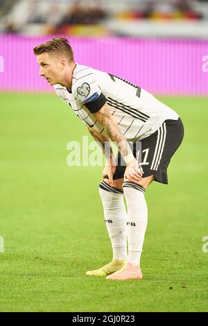 Marco Reus, DFB 11 dans le match ALLEMAGNE - ARMÉNIE 6-0 qualification pour les Championnats du monde 2022, WM Quali, saison 2021/2022, 5 sept. 2021 à Stuttgart, Allemagne. (Armenien) © Peter Schatz / Alamy Live News Banque D'Images