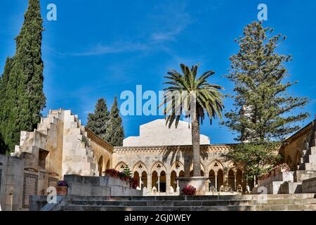 Israël, Jérusalem. Mont des oliviers, Église du Pater Noster. Banque D'Images