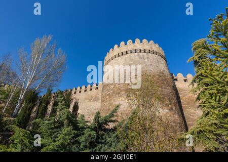 Azerbaïdjan, Bakou. Mur de la vieille ville. Banque D'Images