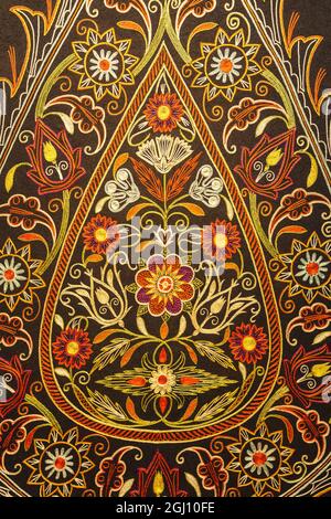 Azerbaïdjan, Bakou. Promenade de Bulvar, intérieur du musée du tapis. Banque D'Images