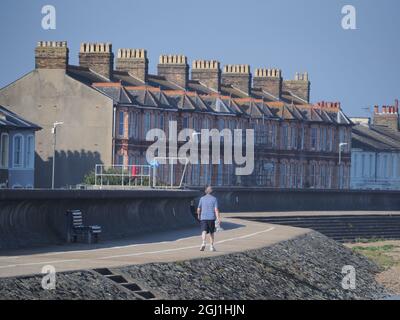 Sheerness, Kent, Royaume-Uni. 8 septembre 2021. Météo au Royaume-Uni : une matinée ensoleillée à Sheerness, dans le Kent. Crédit : James Bell/Alay Live News Banque D'Images