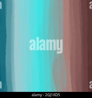 Arrière-plan de gradient linéaire multicolore avec effet de distorsion de lutte. Bleu et marron Banque D'Images