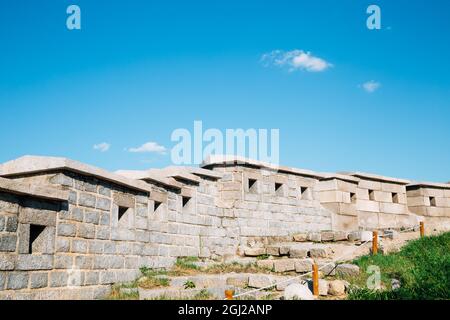 Mur de la forteresse du parc Naksan à Séoul, en Corée Banque D'Images