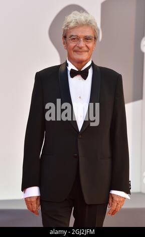 Venise, Italie. 07septembre 2021. VENISE, ITALIE - SEPTEMBRE 07:Mario Martone assiste au tapis rouge du film 'qui RIDO IO' lors du 78e Festival International du film de Venise le 07 septembre 2021 à Venise, Italie. Credit: dpa/Alay Live News Banque D'Images