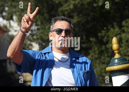 Venise, Italie. 08 septembre 2021. 78e Festival du film de Venise 2021, giorno 8 - Filippo Timi Credit: Independent photo Agency/Alay Live News Banque D'Images