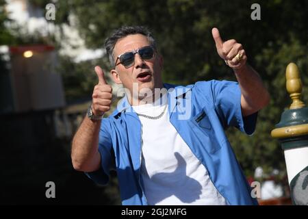 Venise, Italie. 08 septembre 2021. 78e Festival du film de Venise 2021, giorno 8 - Filippo Timi Credit: Independent photo Agency/Alay Live News Banque D'Images