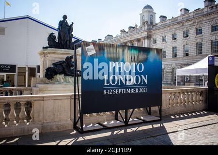 Londres, Royaume-Uni. 8 septembre 2021. Événement de prévisualisation de la presse à l'occasion de l'ouverture à Londres de l'exposition et de la foire d'art photo London. Il s'agit de la plus grande foire photographique à avoir lieu dans la capitale et la première foire photographique au monde depuis 2019. La foire est ouverte du 9 au 12 septembre 2021 à Somerset House et du 9 au 29 septembre en ligne via le site Web de photo London. Crédit : Elsie Kibue/Alay Live News Banque D'Images