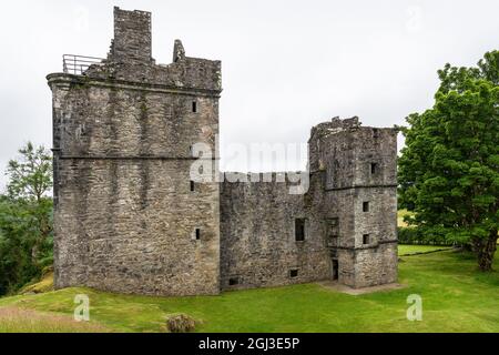 Château de Carnasserie (également connu sous le nom de Château de Carnassarie), Argyll et Bute, Écosse Banque D'Images