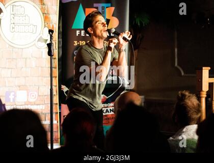 Russell Kane, comédien, meilleur Newcomer, Southend Arts Festival, Essex © Clarissa Debenham / Alamy Banque D'Images