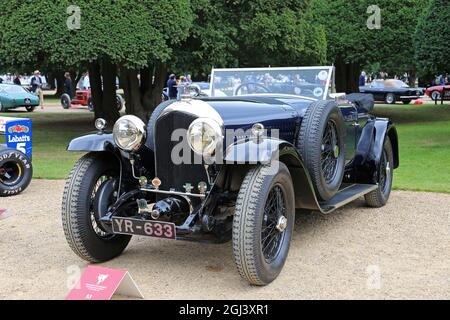 Bentley 6,5 litres Sports Drophead coupé (1926), Concours of Elegance 2021, Hampton court Palace, Londres, Royaume-Uni, Europe Banque D'Images