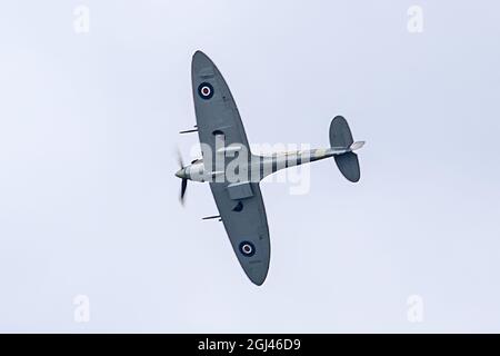 Ultimate Warbird Flights, Supermarine Spitfire, exposition, Bournemouth Air Show 2021, Royaume-Uni Banque D'Images