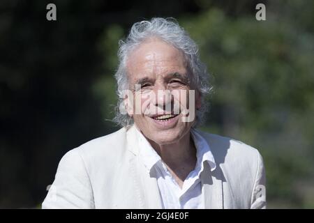 Abel Ferrara arrivant à l'Hôtel Excelsior dans le cadre du 78e Festival International du film de Venise à Venise, Italie, le 08 septembre 2021. Photo d'Aurore Marechal/ABACAPRESS.COM Banque D'Images