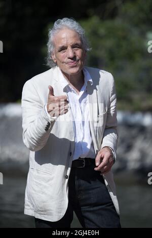 Abel Ferrara arrivant à l'Hôtel Excelsior dans le cadre du 78e Festival International du film de Venise à Venise, Italie, le 08 septembre 2021. Photo d'Aurore Marechal/ABACAPRESS.COM Banque D'Images