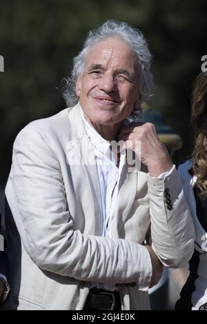 Abel Ferrara arrivant à l'Hôtel Excelsior dans le cadre du 78e Festival International du film de Venise à Venise, Italie, le 08 septembre 2021. Photo d'Aurore Marechal/ABACAPRESS.COM Banque D'Images