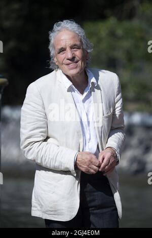 Abel Ferrara arrivant à l'Hôtel Excelsior dans le cadre du 78e Festival International du film de Venise à Venise, Italie, le 08 septembre 2021. Photo d'Aurore Marechal/ABACAPRESS.COM Banque D'Images