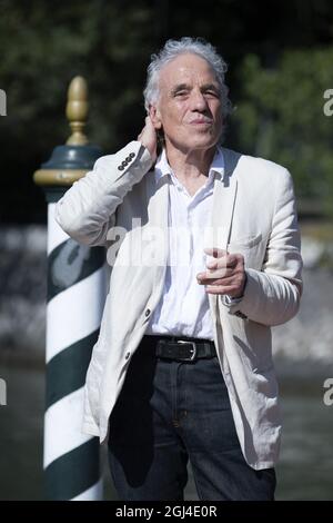 Abel Ferrara arrivant à l'Hôtel Excelsior dans le cadre du 78e Festival International du film de Venise à Venise, Italie, le 08 septembre 2021. Photo d'Aurore Marechal/ABACAPRESS.COM Banque D'Images