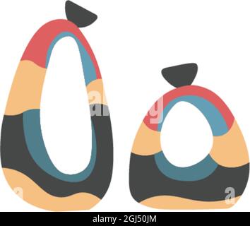 Chandelier de forme arrondie ou vecteur de vase moderne Illustration de Vecteur